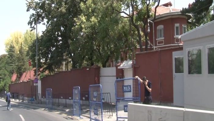 İsrail Büyükelçiliği’ne saldırı