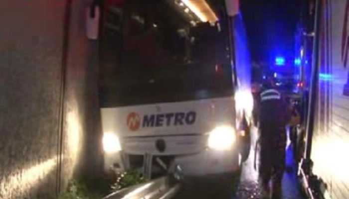 Bayrampaşa’da otobüs kazası: 1 ölü, biri ağır 2 yaralı