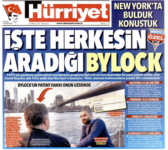 bylock hurriyet-kynes-ismail saymaz-15 temmuz-darbe girisimi-sahte delill.jpg