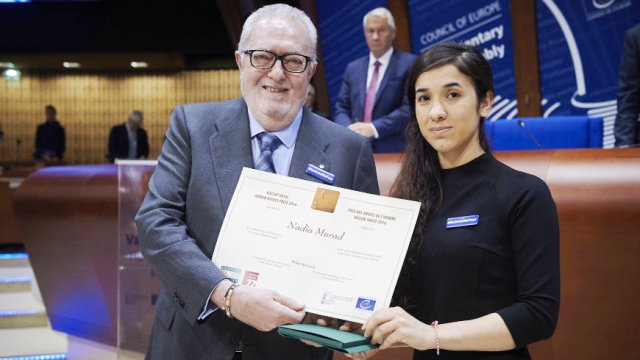 Sakharov Ödülü, IŞİD’den kurtulan Ezidî kadın Nadia Murad’ın oldu