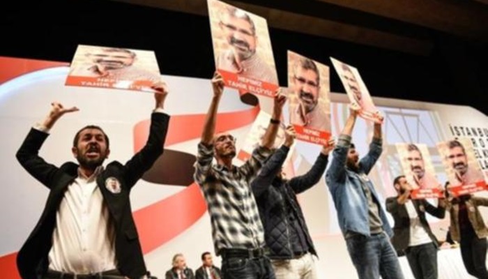 İstanbul Barosu Başkan seçimlerinde Tahir Elçi protestosu