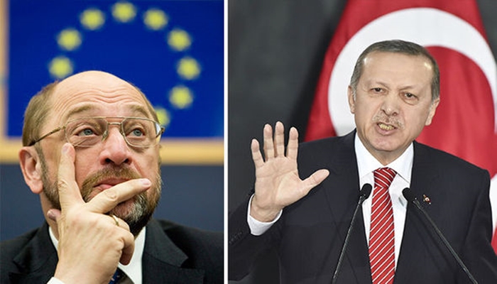 Erdoğan’dan AP Başkanı Schulz’a: Kimsin sen ya, kimsin?