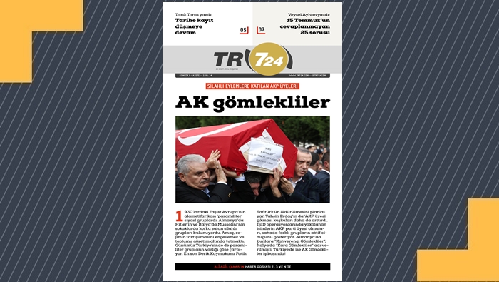 24 Kasım Perşembe gazeteniz yayında