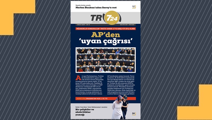 Tr724 Cuma Gazeteniz yayında