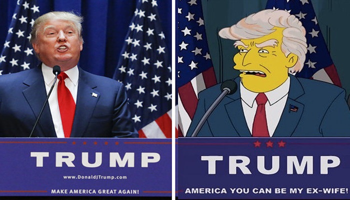 Simpsons, Trump’ın seçileceğini de bildi [VİDEO]