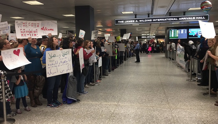 abd halkı protesto