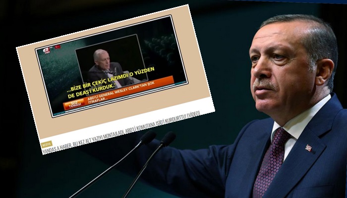 Erdoğan , yandaş A Haberin montajlı yalan haberini, konuşmasında kullandı!