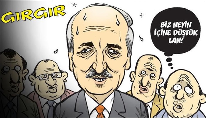 GırGır’da ‘Kurtulmuş’ kapağı: Referandumdan ‘evet’ çıkarsa terör biter! Polise haber verirseniz kız ölür.!