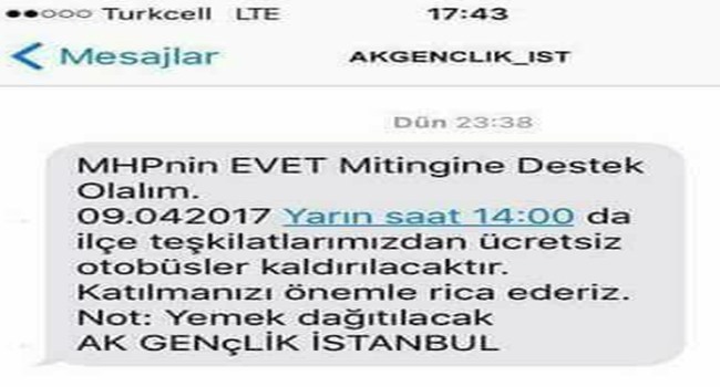 AKP, MHP mitingine böyle adam topladı: Yemek dağıtılacak