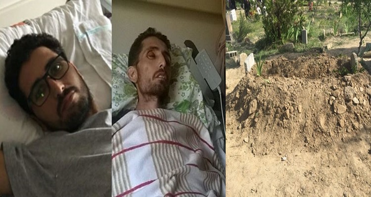 Cezaevi şehidi 2 yıl önce kaybettiği oğlunun yanı başına defnedildi