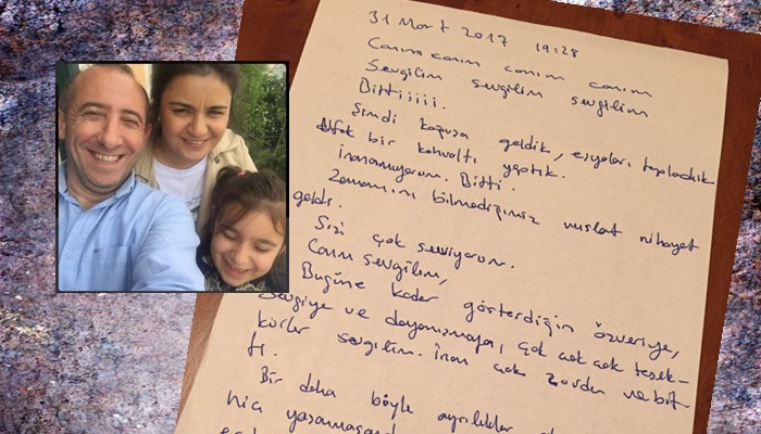Murat Aksoy’un tahliye haberi sonrası eşine yazdığı not yürek parçaladı