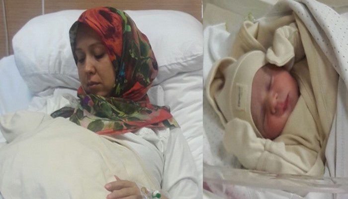 Polis İzmir’de anne ile yeni doğmuş bebeğini gözaltına almaya hazırlanıyor