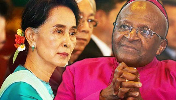 Nobel Barış Ödüllü Tutu’dan Myanmar liderine mektubu: Arakan Müslümanlarının kaderi için yeminimi bozuyorum  
