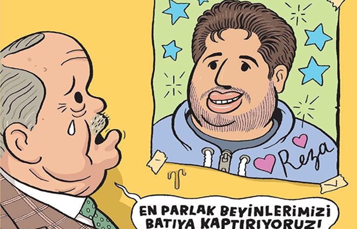 Uykusuz Erdoğan ile Zarrab’ı kapak yaptı: “En parlak beyinlerimizi batıya kaptırıyoruz”