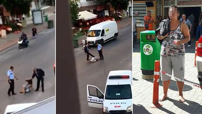Polisten Antalya’da sokak ortasında kadına copla dayak!