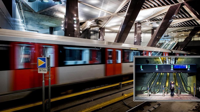 Su seviyesinin altında kurdukları şehrin 50 metre daha altına şimdi de metro hattı yaptılar