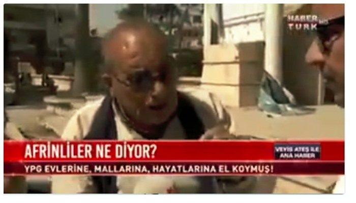 Afrin’li ‘ÖSO talan etti; 3 kızımızın ırzına geçti’ dedi; Habertürk ‘YPG’ diye sundu