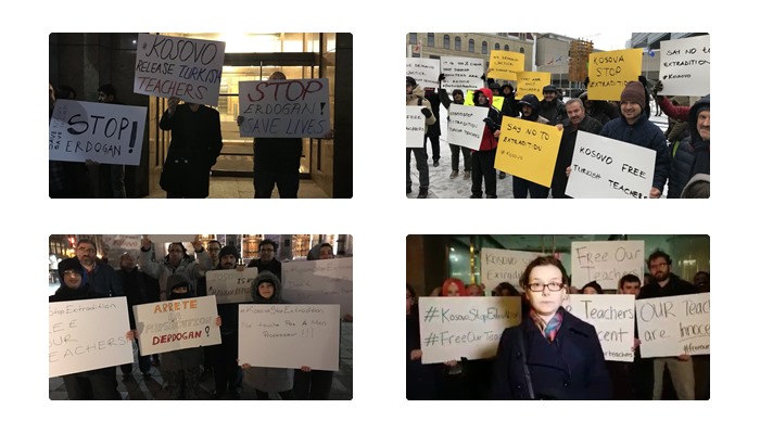 Kosova’da kaçırılanlar öğretmenler için dünyanın dört bir yanında protest var: Öğretmenleri serbest bırakın