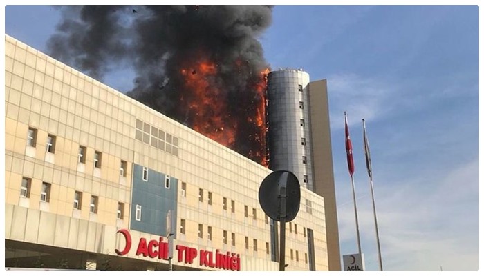 Taksim İlkyardım Hastanesi’nde yangın çıktı; yoğun bakım hastaları 8. katta bekletiliyor