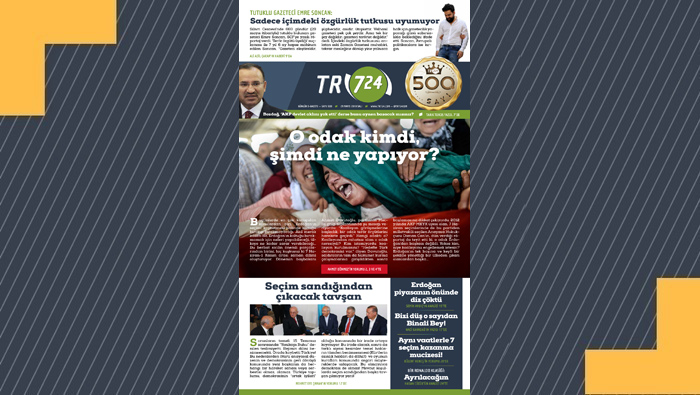 Tr724 | 29 Mayıs 2018 Salı Gazeteniz