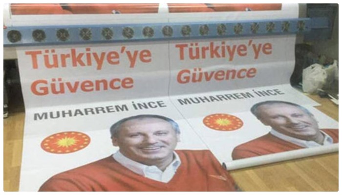 CHP’nin Cumhurbaşkanı adayını gösteren afişler sızdı: “Türkiye’ye güvence Muharrem İnce”