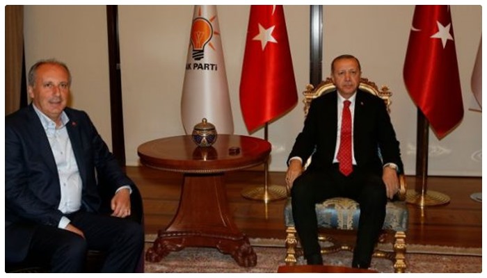 Erdoğan, Muharrem İnce ile bir araya geldi; ilk açıklama yapıldı