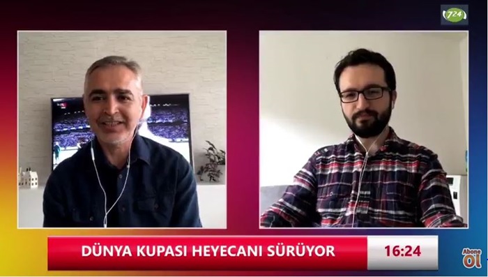 Dünya Kupası’nın değerlendirmesi Tr724 TV’de