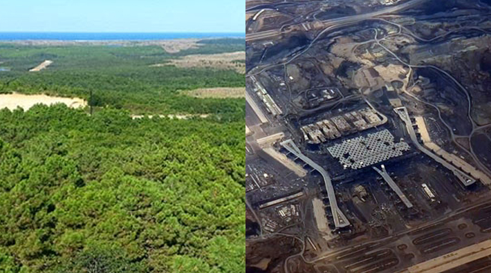 Üçüncü havalimanı inşaatı ve çevre talanı İstanbul’u nefessiz bıraktı