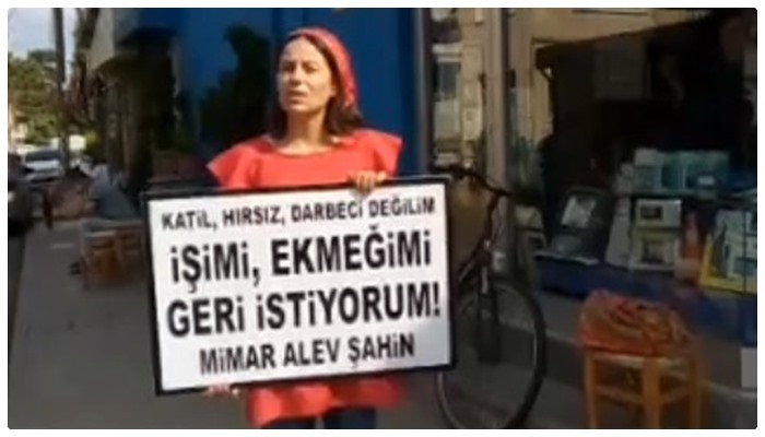 KHK mağduru mimarın direnişinin 339. günü: “Beni ihraç listesinde 2 numaraya sokanlar, beton cezası kestiğim kişiler”