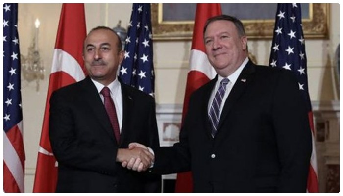 Çavuşoğlu ile görüşen ABD Dışişleri Bakanı Pompeo: Yaptırımlar, ciddi olduğumuzun göstergesi