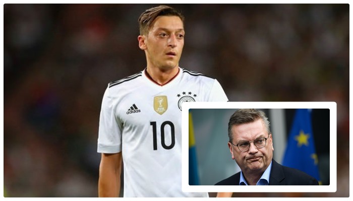 mesut özil, Reinhard Grindel