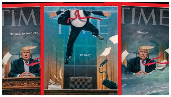 Time Dergisi’nin Trump kapağı: Dipte