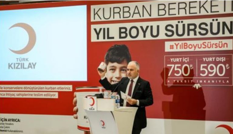 Kızılay’dan kurban skandalı; 40 bin hisseden 1800’ü kesilmiş