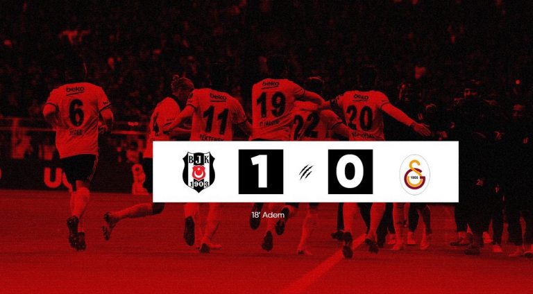 Beşiktaş-Galatasaray derbisinin galibi Kartal