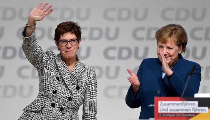 Merkel’in halefi belli oldu: CDU’nun yeni lideri Annegret Kramp-Karrenbauer