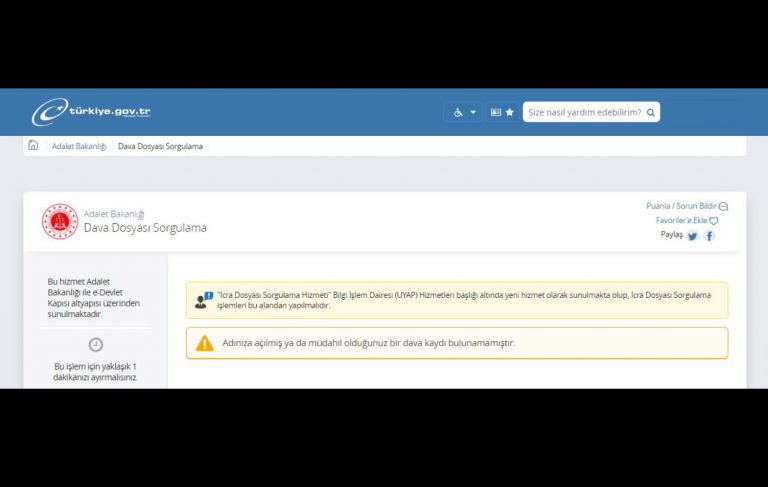 e-Devlet’te dava dosyaları silindi mi?