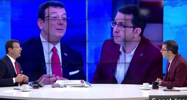 Canlı yayında İmamoğlu’na ‘dayak atmak’ isteyen sunucu fena ‘dayak yedi’