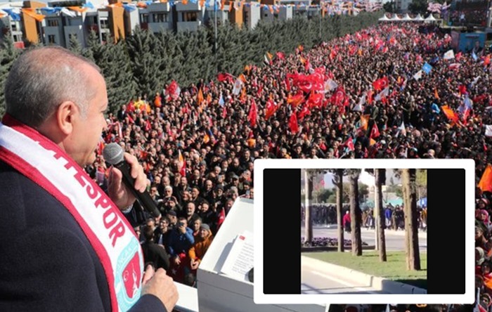 Yüzlerce öğrenci ders yerine Erdoğan’ın mitingine böyle taşındı