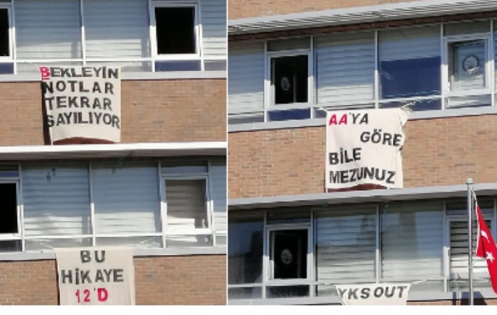 Öğrenciler mezuniyetlerini böyle kutladı: AA’ya göre bile mezunuz