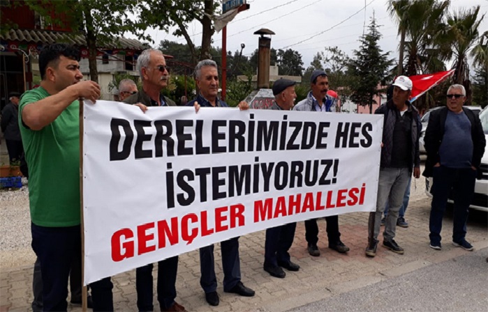 Toros Dağlarının eteklerinde HES’e tepki