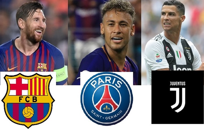 En çok kazanan sporcular listesinde ilk üç: Messi, Ronalda, Neymar