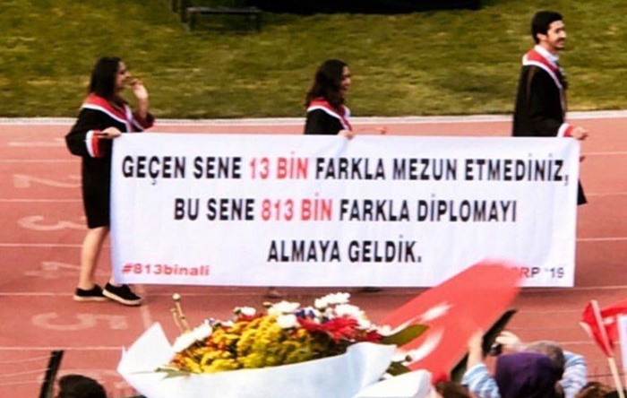 ODTÜ’nün mezuniyet törenine 23 Haziran seçimleri damga vurdu