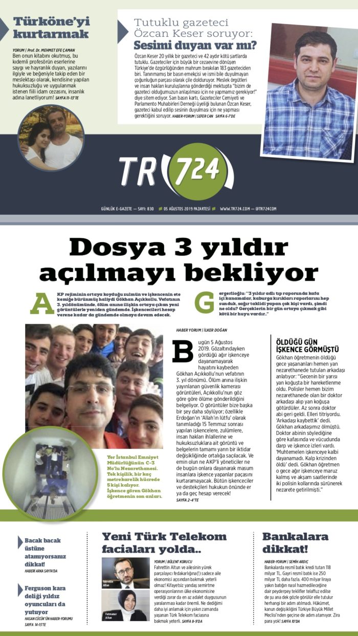 Tr724 birinci sayfa