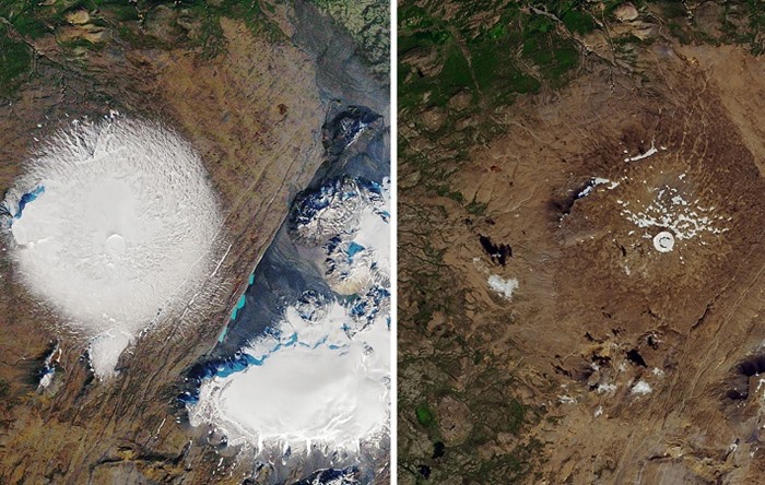 İzlanda 700 yaşında ‘ölen’ ilk buzulu Okjokull için anma töreni düzenledi