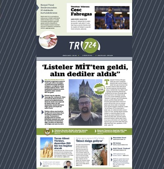 Tr724 | 27 Ağustos Salı Gazeteniz