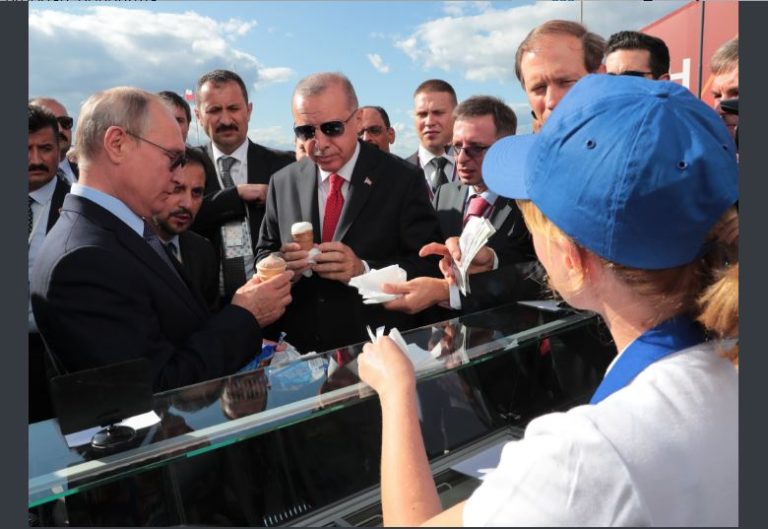 Erdoğan’ın Putin ile yaptığı dondurma ve Su-57 muhabbeti espri konusu oldu