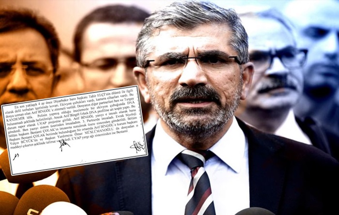 Tahir Elçi suikastinin önemli delili Adli Tıp Kurumu Başkanı’nın emriyle karartılmış