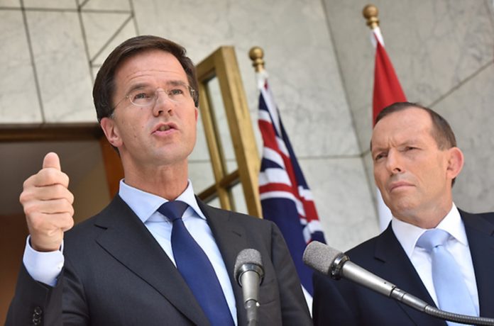 Rutte Avustralya dan seslendi