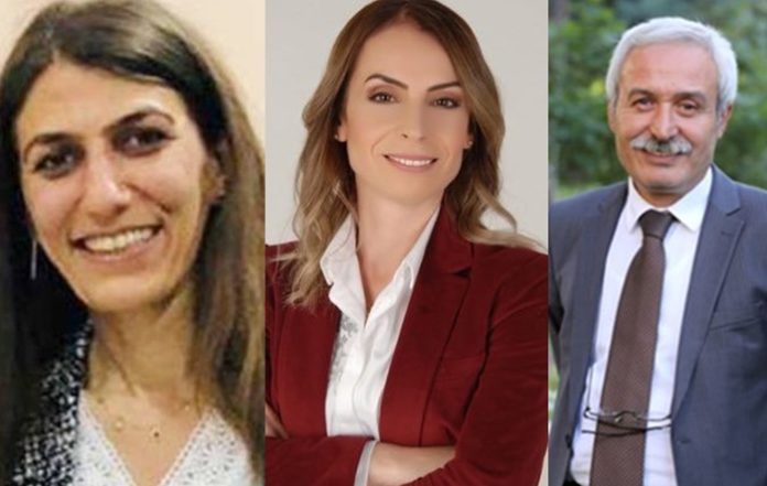 Selçuk Mızraklı, Keziban Yılmaz ve Rojda Nazlıer