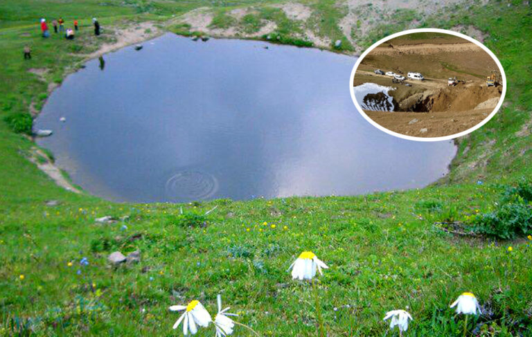 12 bin yıllık Dipsiz Göl, ‘define’ için yasal izinle kurutuldu!